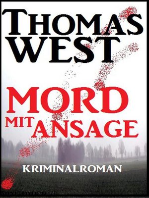 cover image of Mord mit Ansage